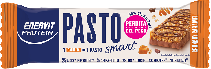 Enervit protein pasto sostitutivo crunchy caramel 55 g