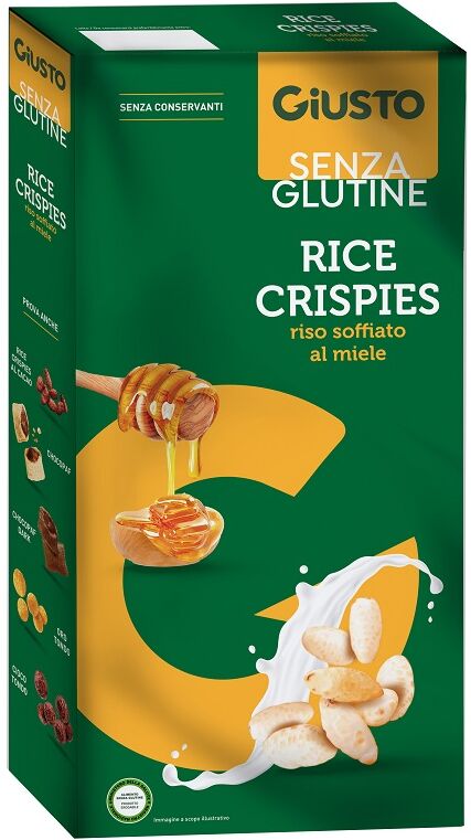 giusto senza glutine rice crispies 250 g