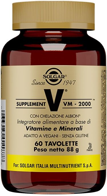 SOLGAR Supplement vm 2000 60 tavolette