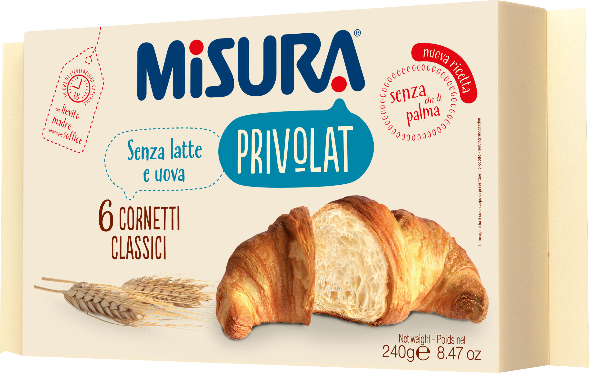 MISURA Privolat cornetto 240g