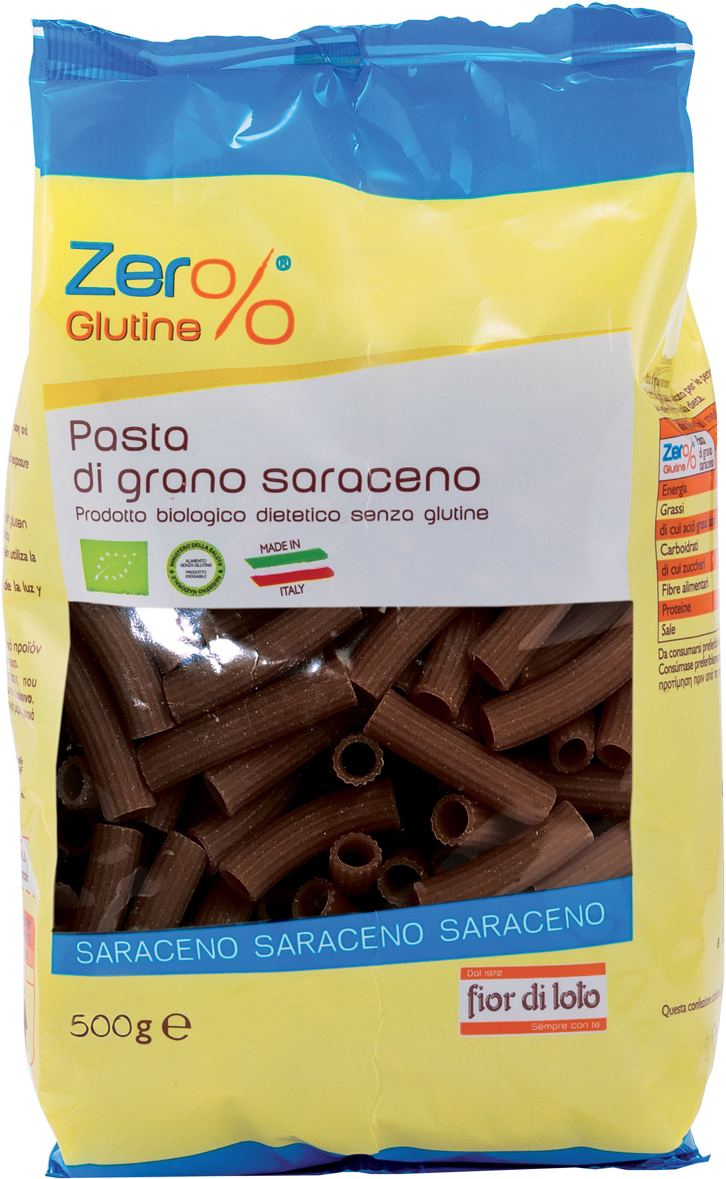 BIOTOBIO Rigatoni di saraceno bio 500 g