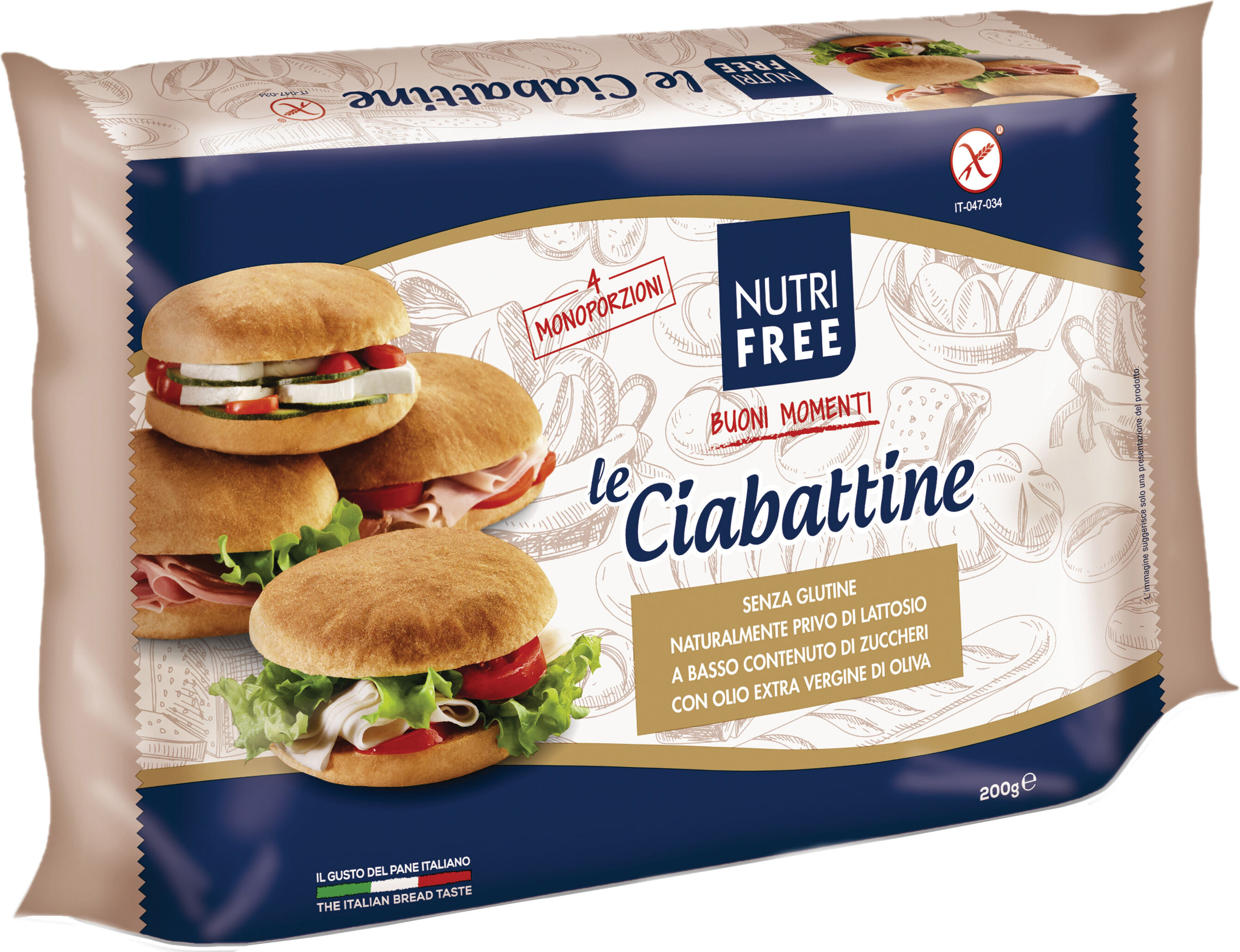 NUTRIFREE le ciabattine 4x50g