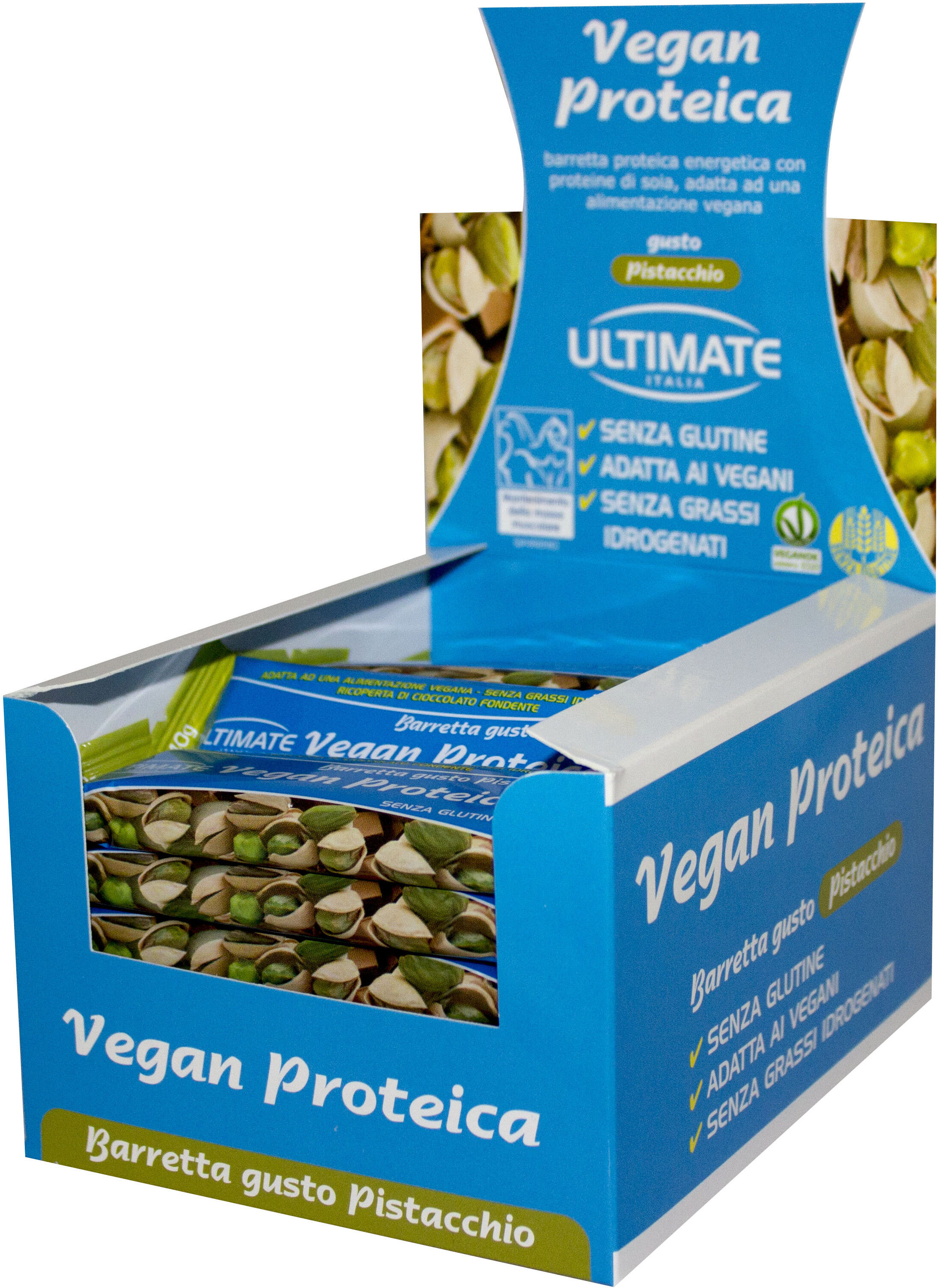 VITA AL TOP Srl Ultimate barretta vegan proteica pistacchio 24 x 40 g