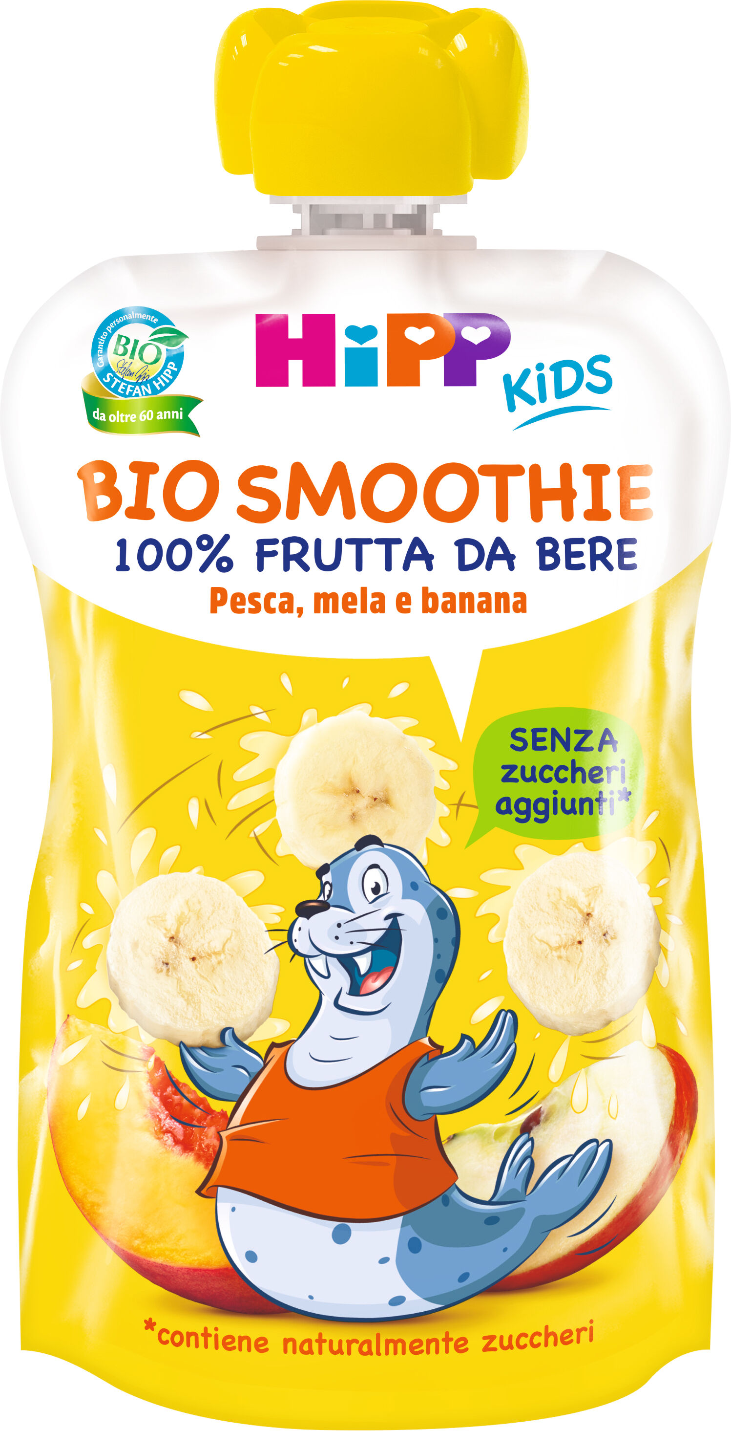 HIPP bio smoothies mela/ban/pesca 120 ml