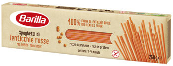 BARILLA spaghetti di lenticchie rosse 250 g