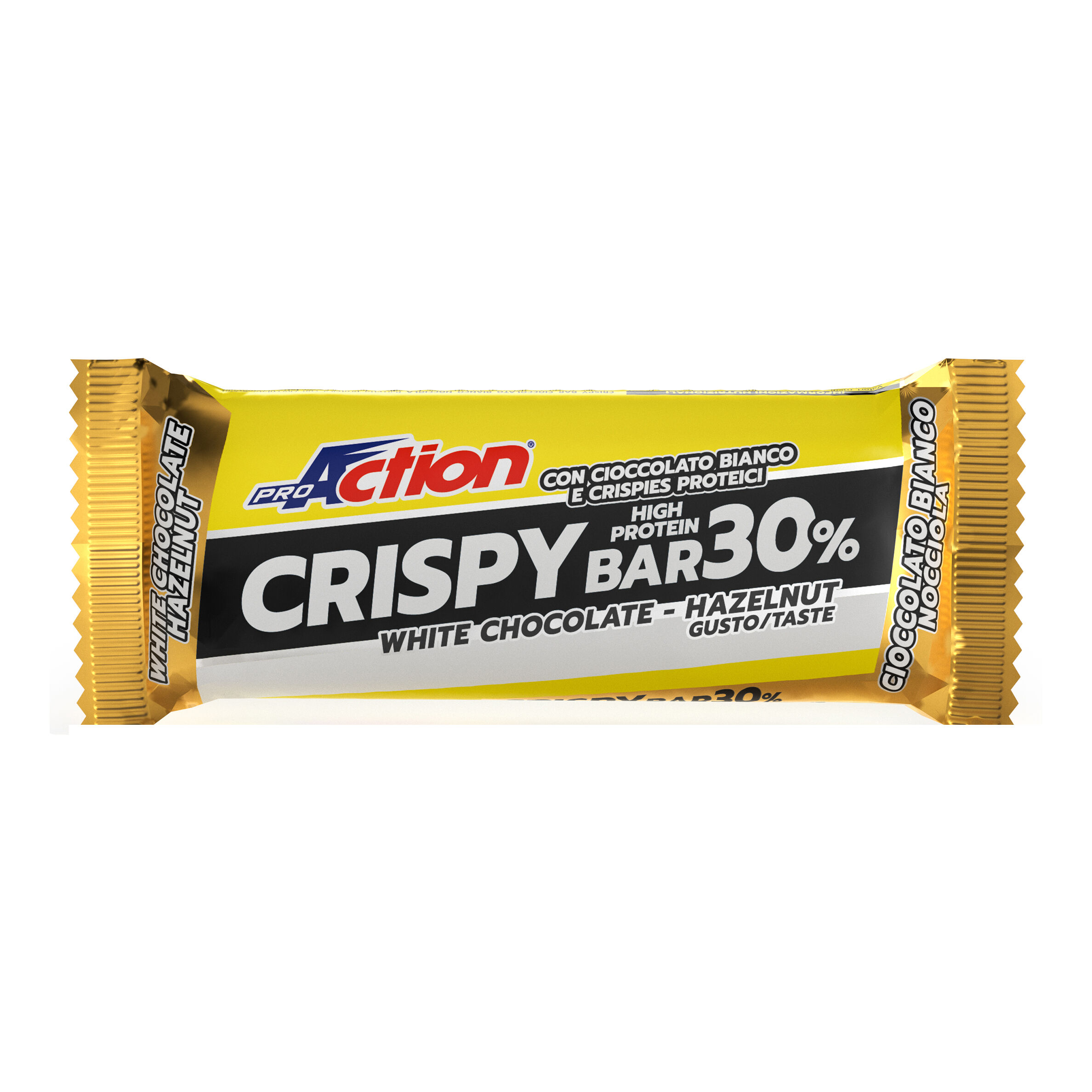 ProAction crispy bar white chocolate 50 g