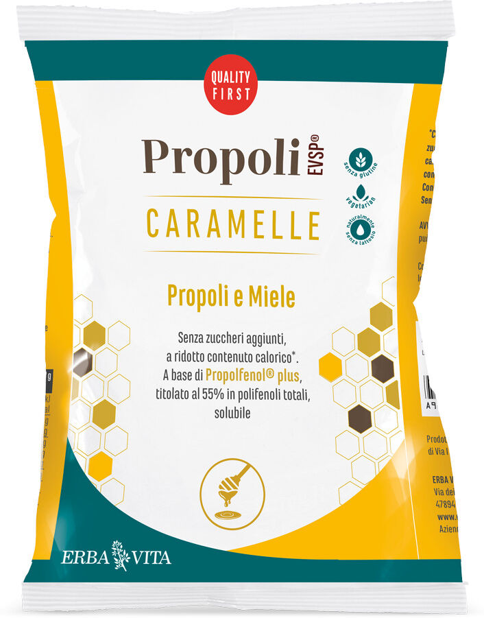 Erba Vita Propoli evsp caramelle propoli miele 65 g