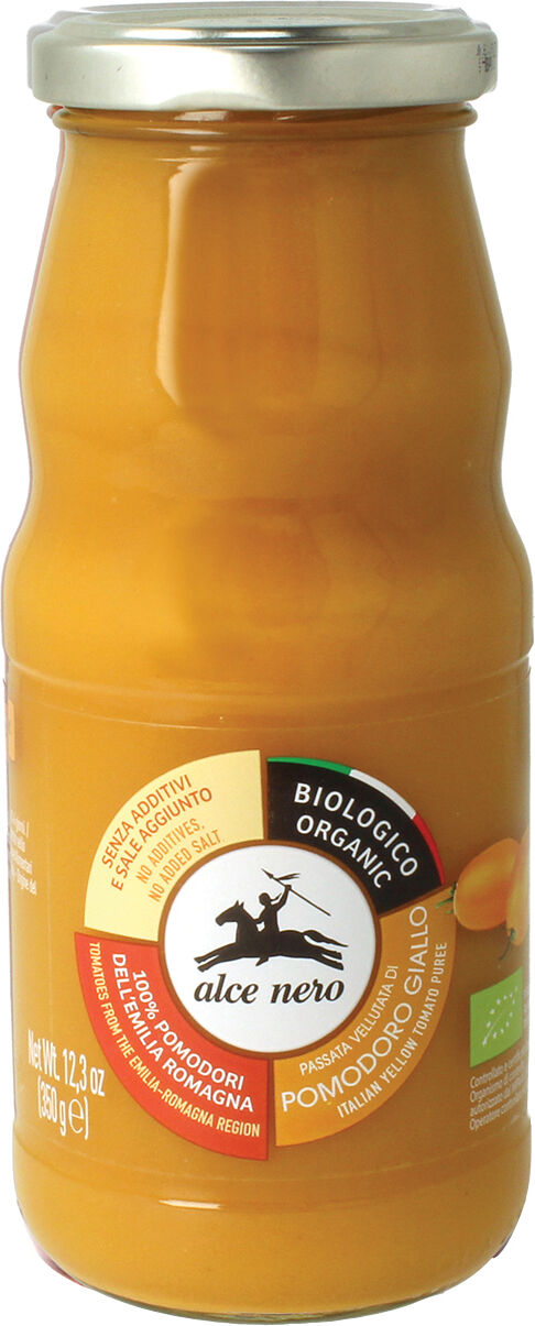 ALCE NERO Passata di pomodoro giallo bio 350 g