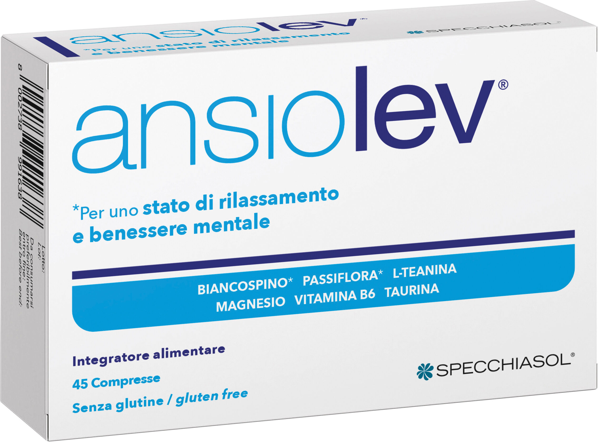 SPECCHIASOL Ansiolev 45 compresse nuova formula