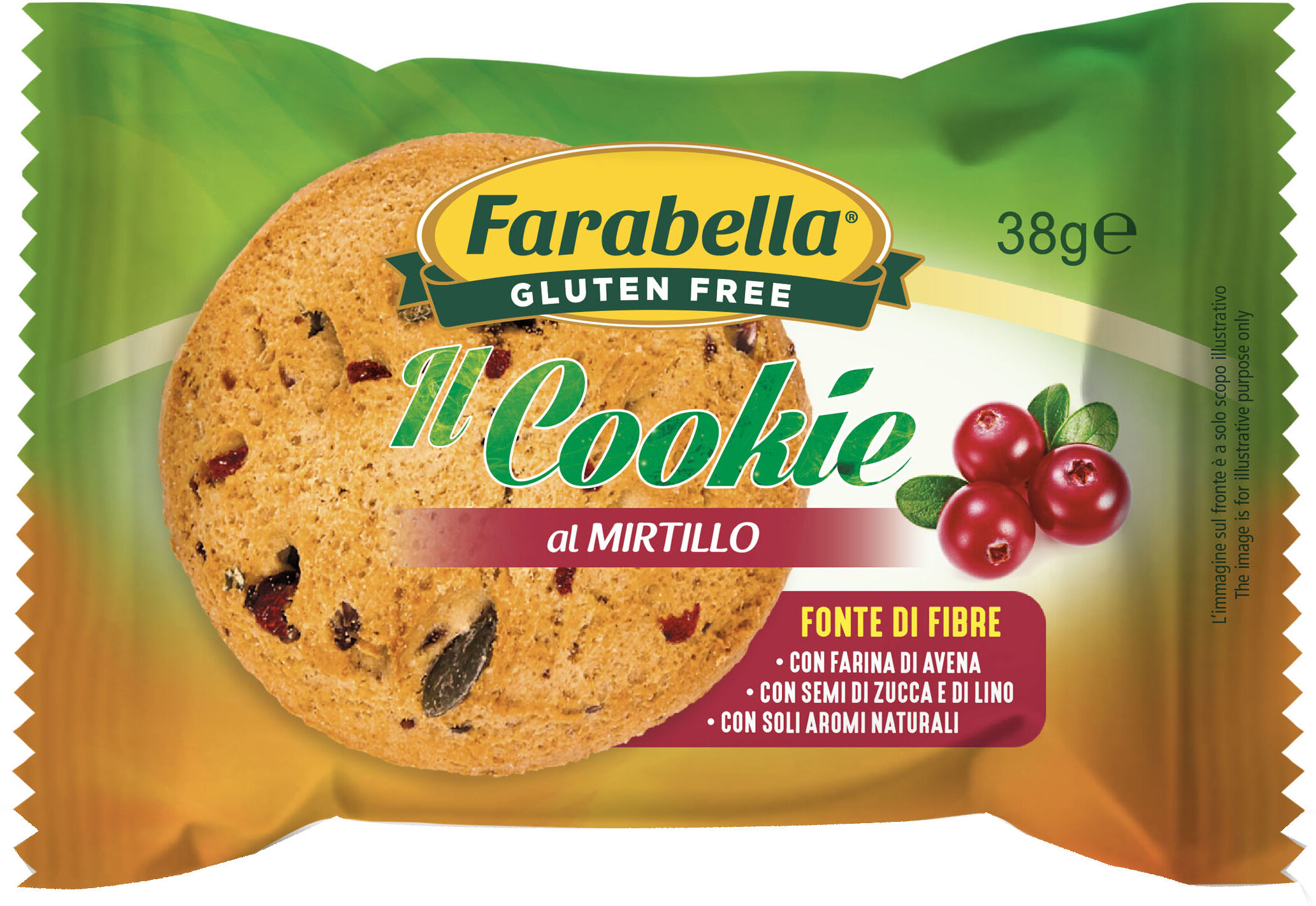 FARABELLA il cookie al mirtillo 38 g