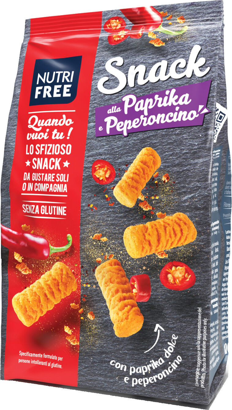 NUTRIFREE snack paprika peperoncino 100 g