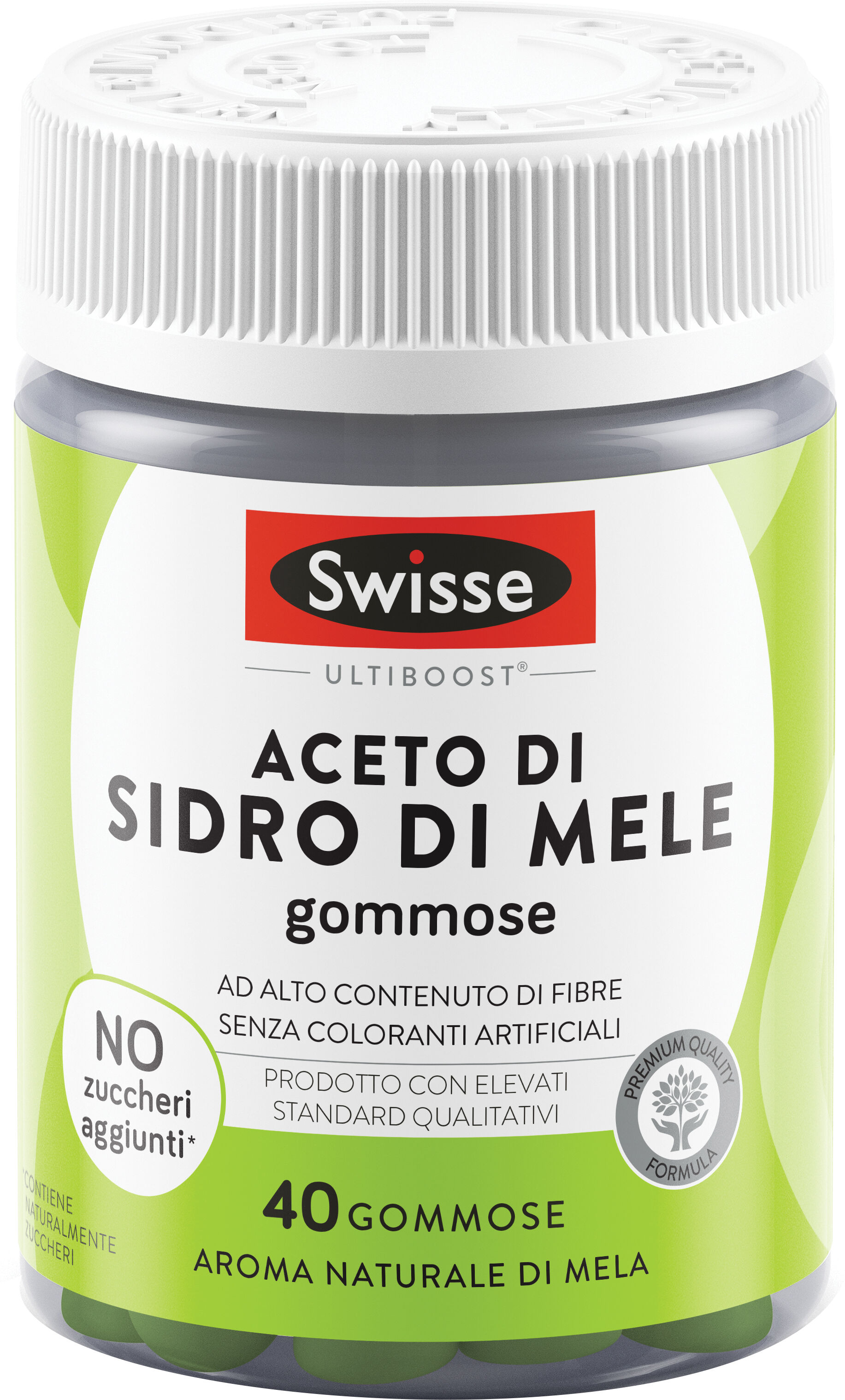 SWISSE aceto di sidro di mele 40 pastiglie gommose