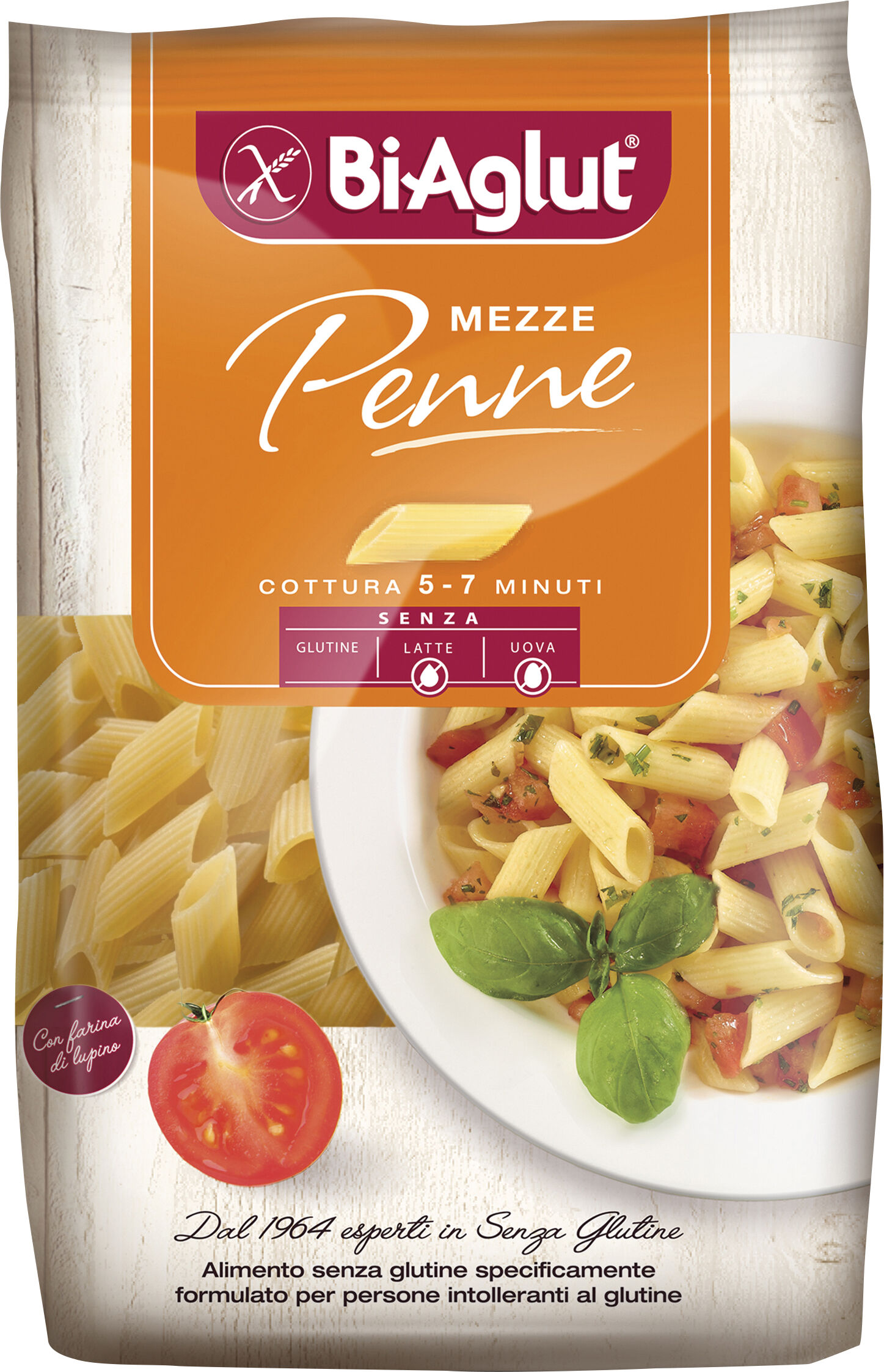 BIAGLUT pasta senza glutine mezze penne 400 g