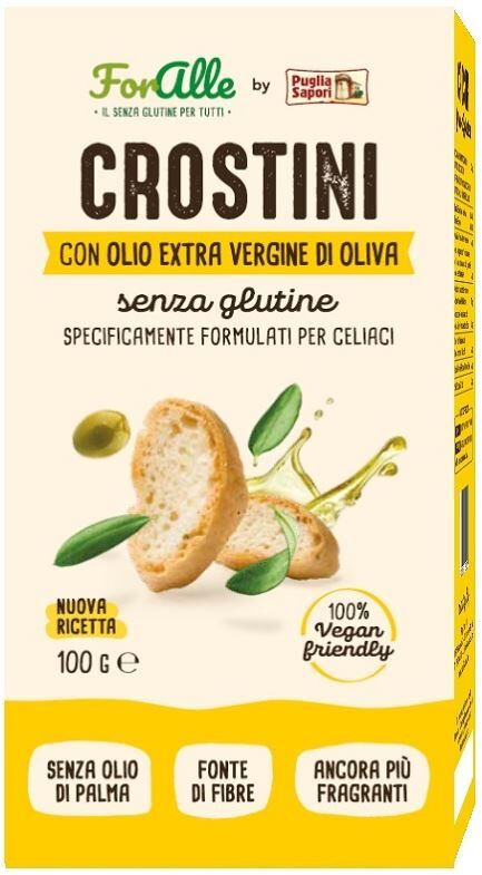 foralle crostini con olio extravergine d'oliva 100 g