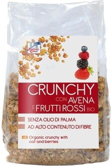 La Finestra sul Cielo Crunchy Con Avena E Frutti Rossi Bio 375 Gr