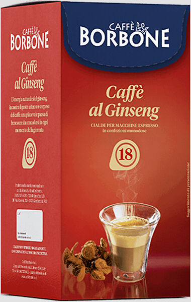 Caffè Borbone 18 Cialde Caffè al Ginseng ESE 44mm