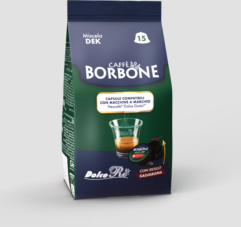 Caffè Borbone 90 Capsule compatibili Nescafè Dolce Gusto DEK