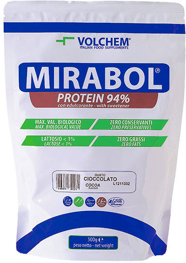 VOLCHEM Mirabol Protein 94% 500 Grammi Cioccolato