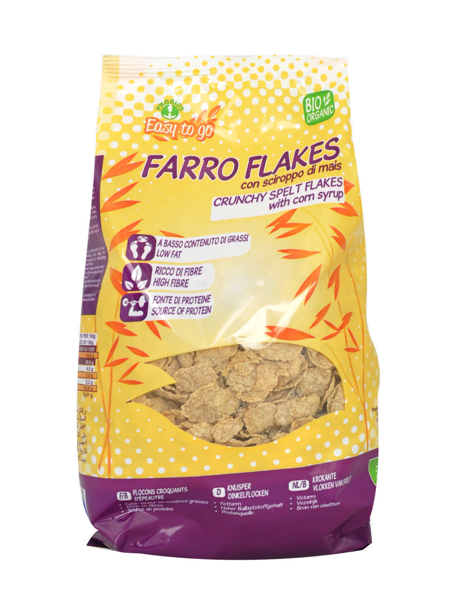 PROBIOS Easy To Go - Farro Flakes 250 Grammi