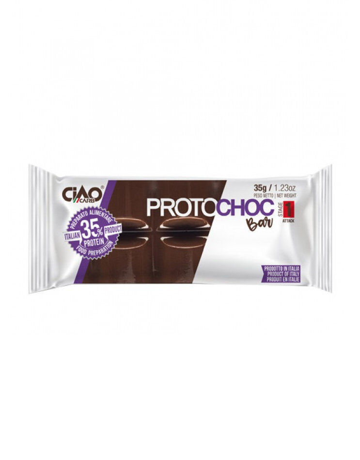 CIAOCARB Protochoc Bar - Stage 1 1 Barretta Da 35 Grammi Cacao