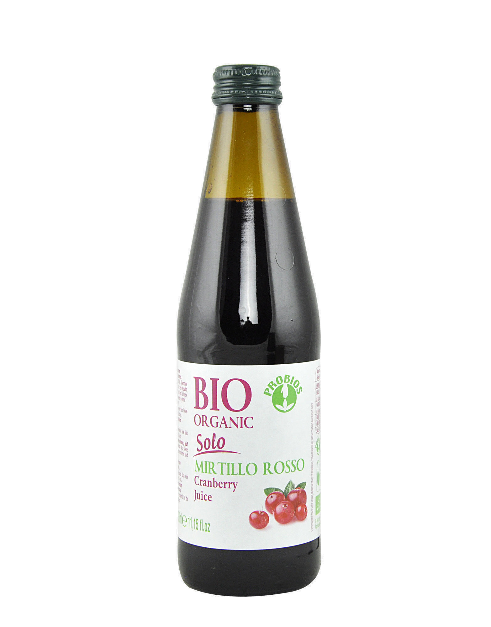 PROBIOS Bio Organic - Solo Succo Di Mirtillo Rosso 330ml