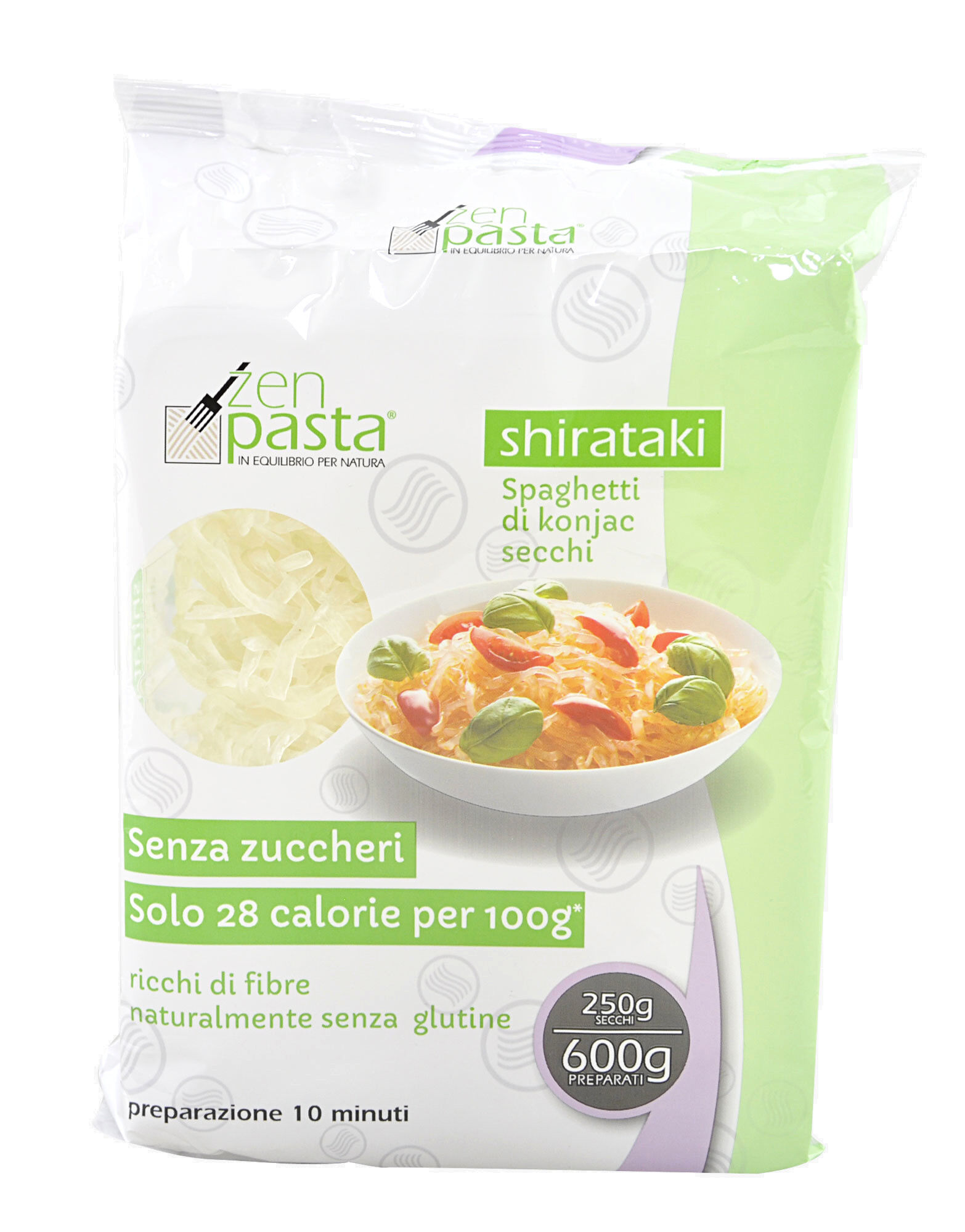 FIOR DI LOTO Zenpasta - Spaghetti Di Konjac Secchi 250 Grammi