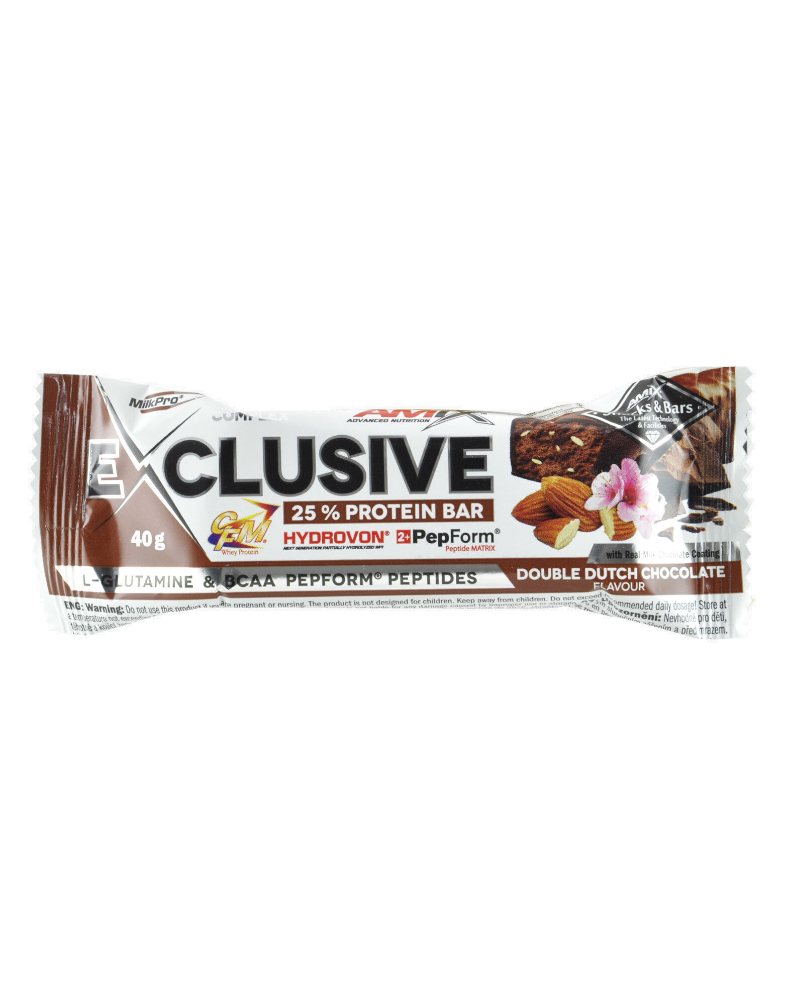 AMIX Exclusive Protein Bar 1 Barretta Da 40 Grammi Cioccolato Bianco E Cocco