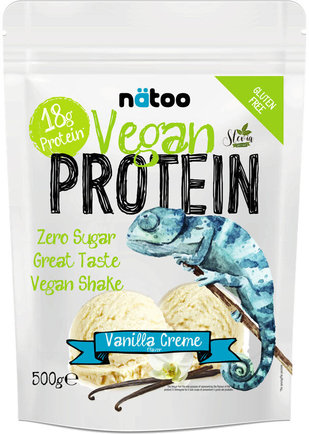 NATOO Vegan Protein 500 Grammi Crema Alla Vaniglia