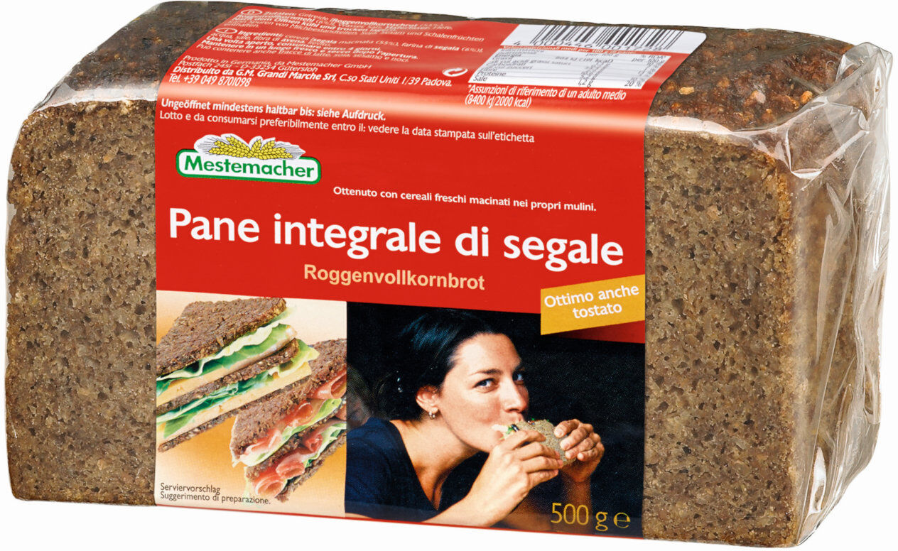 MESTEMACHER Pane Integrale Di Segale 500 Grammi