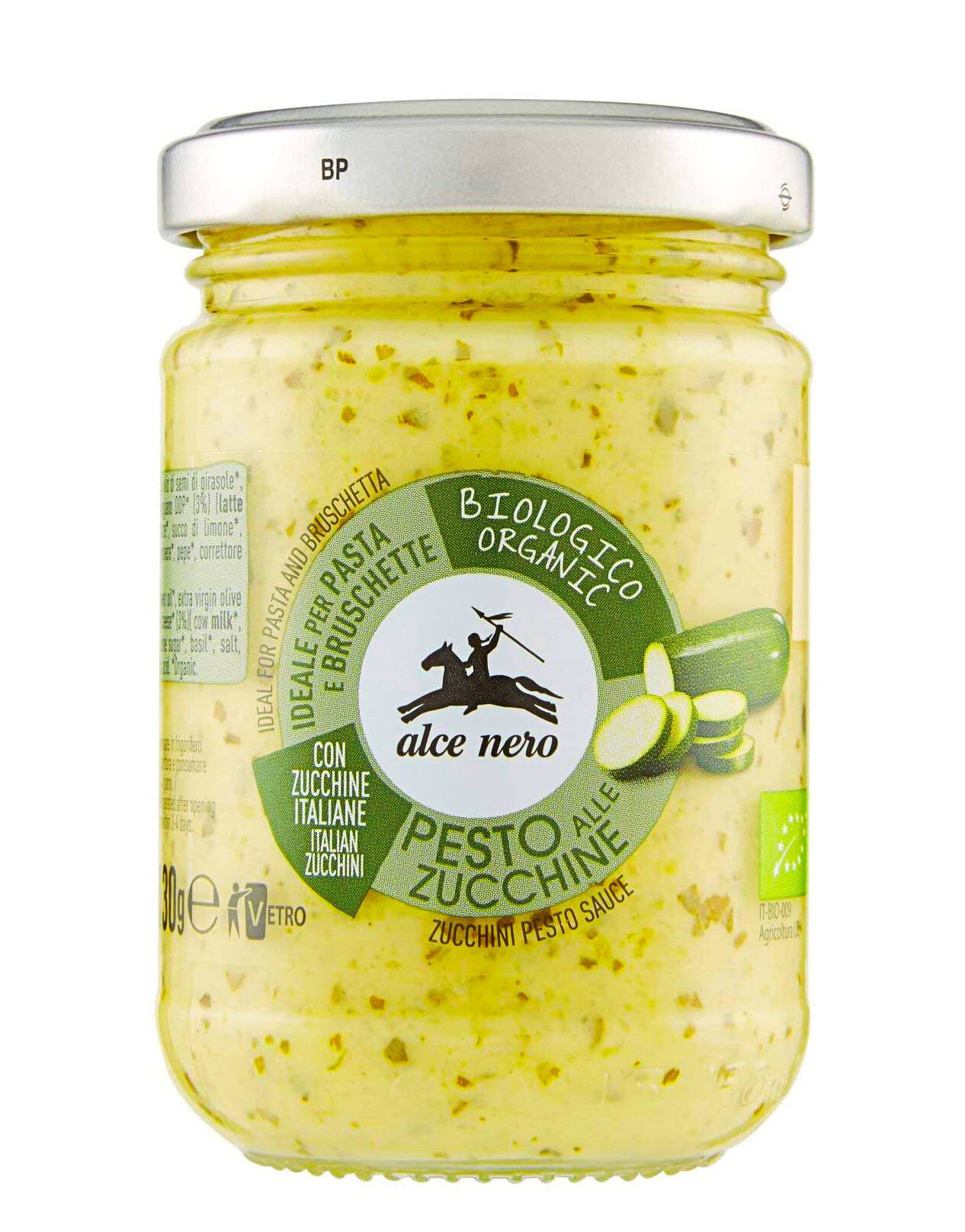 ALCE NERO Pesto Alle Zucchine 130 Grammi