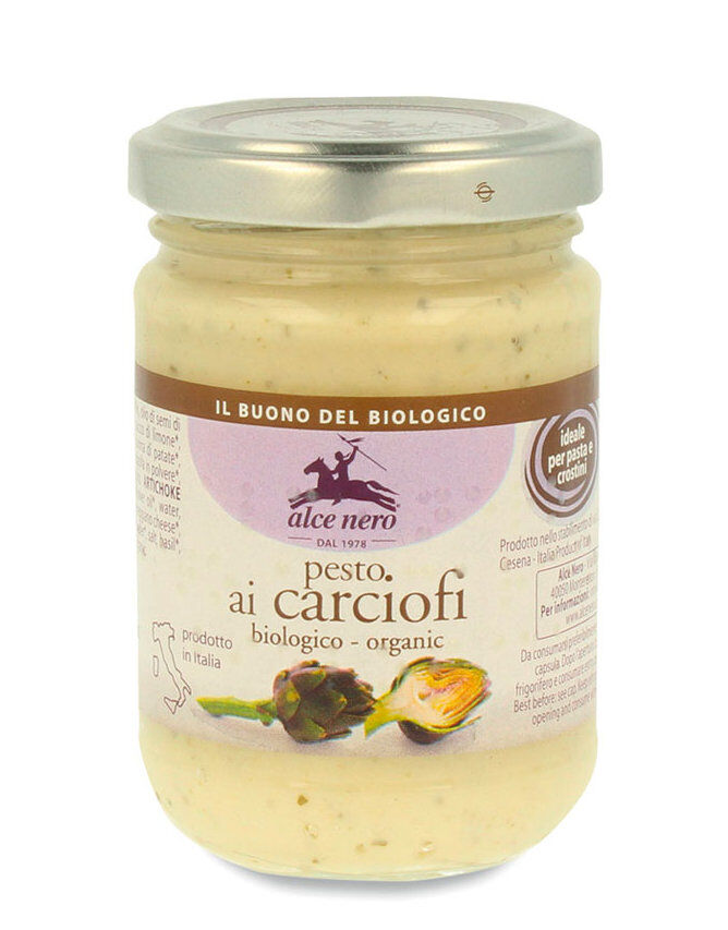 ALCE NERO Pesto Ai Carciofi 130 Grammi