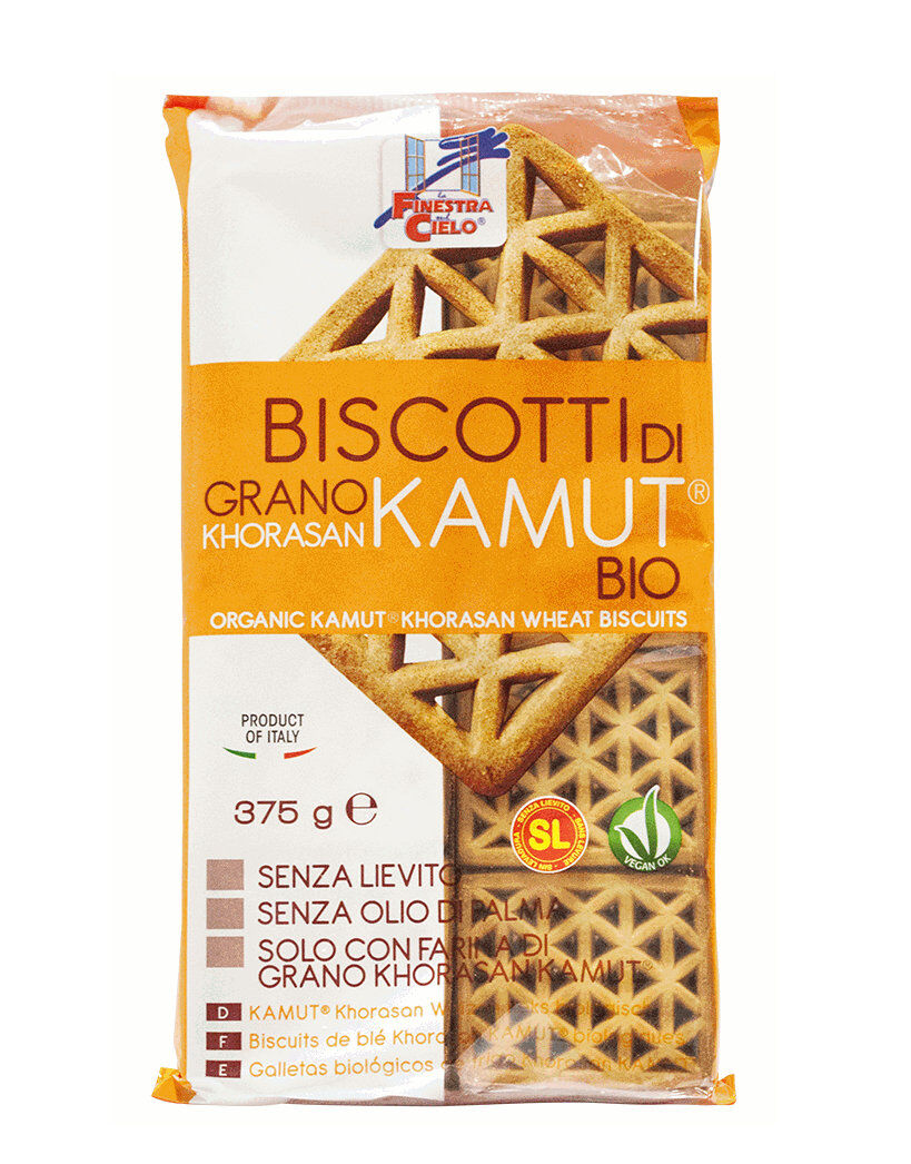 LA FINESTRA SUL CIELO Biscotti Di Kamut Bio 375 Grammi