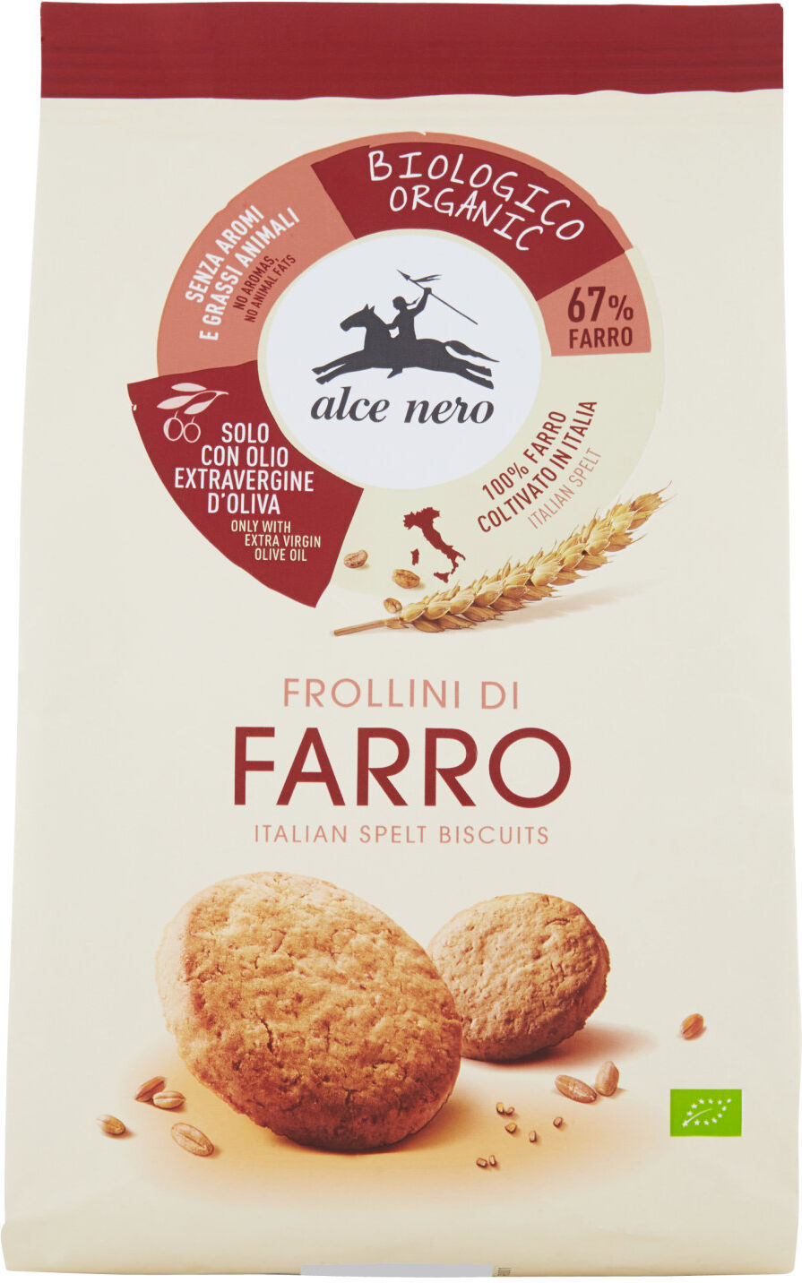 ALCE NERO Frollini Di Farro 300 Grammi