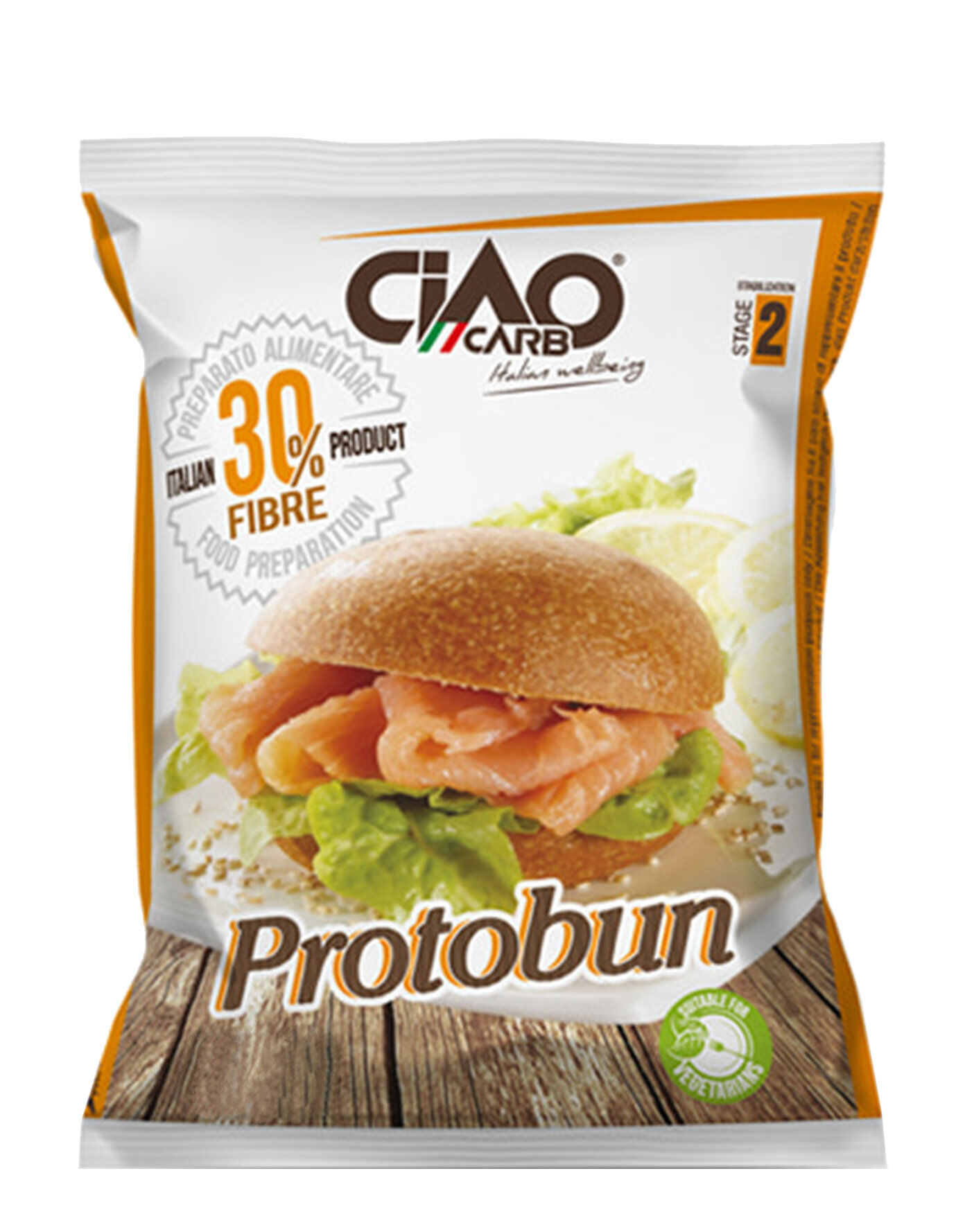 CIAOCARB Protobun - Stage 2 50 Grammi Sesamo E Semi Di Lino