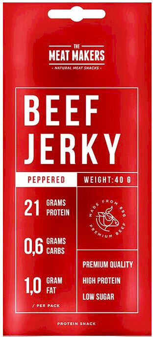 PRONUTRITION The Meat Makers - Beef Jerky 40 Grammi Peppered