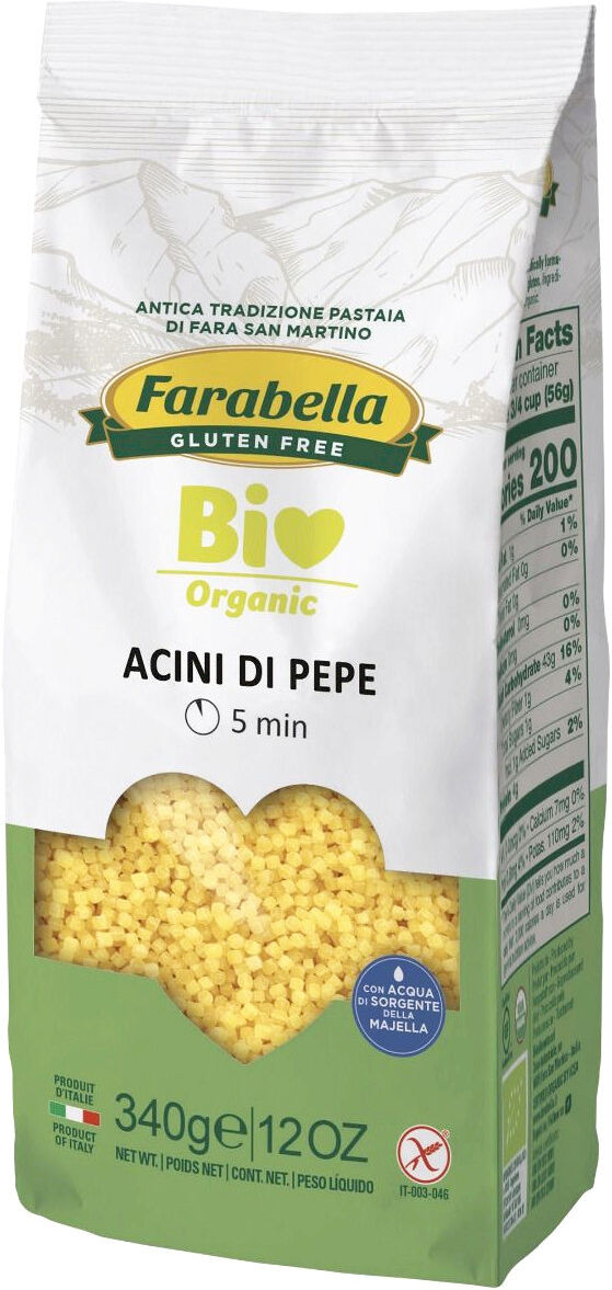 PROBIOS Farabella Bio - Acini Di Pepe 340 Grammi