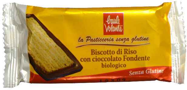 BAULE VOLANTE Biscotti Di Riso Con Cioccolato Fondente 23 Grammi