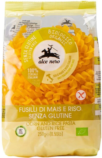 ALCE NERO Fusilli Di Mais E Riso 250 Grammi