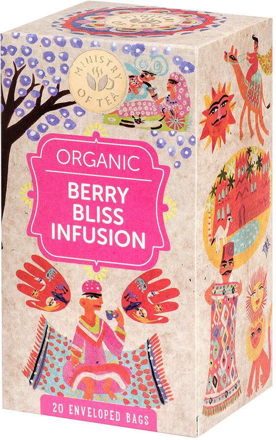 MINISTRY OF TEA Berry Bliss Infusion 20 Bustine Da 1.5 Grammi