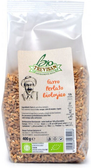 TREVISAN Farro Perlato Biologico 400 Grammi