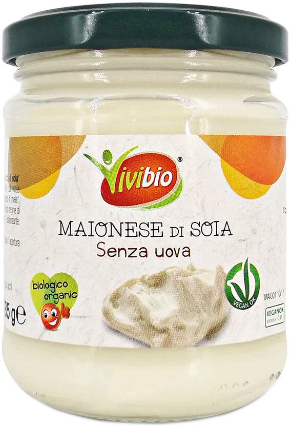 VIVIBIO Maionese Di Soia Senza Uova 185 Grammi