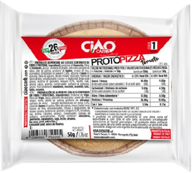 CIAOCARB Protopizza 50 Grammi Olio