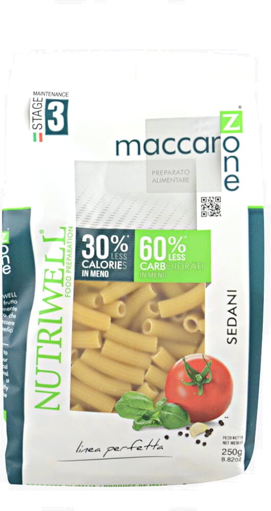 CIAOCARB Nutriwell - Maccarozone Sedani - Stage 3 250 Grammi