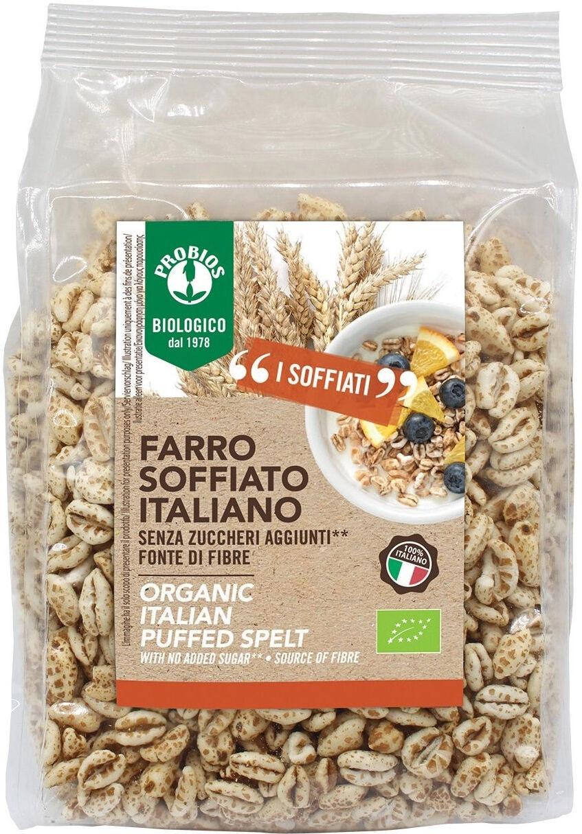 probios easy to go - farro soffiato 100 grammi