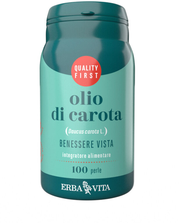 ERBA VITA Perle - Olio Di Carota 100 Perle