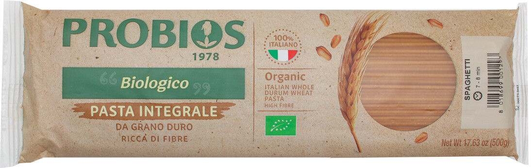 PROBIOS Spaghetti Integrali Di Grano Duro 500 Grammi