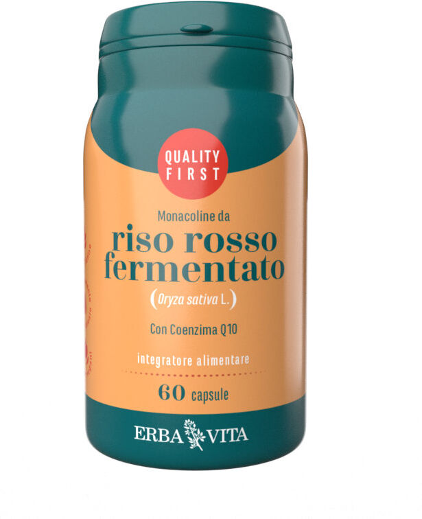 ERBA VITA Capsule Monoplanta - Riso Rosso Fermentato 60 Capsule