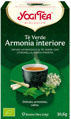 Yogi Tea - Tè Verde Armonia Interiore 17 Bustine Da 1,8 Grammi