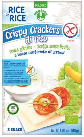 PROBIOS Rice & Rice - Crispy Crackers Di Riso 8 Porzioni Da 20 Grammi