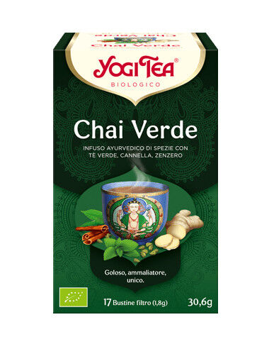 Yogi Tea - Tè Speziato Verde Chai 17 Bustine Da 1,8 Grammi